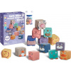 WOOPIE Senzorické puzzle zvieratá 12 ks
