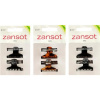 Zansot Sponka na vlasy Classic Small 2,5 cm, 3 ks lesklá + matná + korytnačka