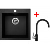 Set Sinks Viva 455 Granblack + Vitalia GR