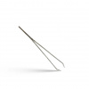 Pinzeta šikmá Svorto 8 cm - strieborná