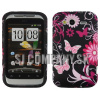 Silikónový obal HTC Wildfire S – Butterfly – čierna