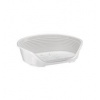 Pelech plast SIESTA DLX bílý FP DLX 6 bílý 70,5x52x23,5cm