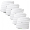WiFi router TP-Link EAP245(5-pack) stropný AP, 1x GLAN, 2,4 a 5 GHz, AC1750, Omada SDN, 52449561