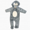 Pidilidi Zimná dojčenská kombinéza Gray Veľ. 62/68