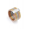 Viceroy Luxusný tricolor prsteň z ocele Chic 75305A01