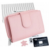 Peňaženka - Kochmanski ružová kožená ružová koža K -76115 - Dámsky produkt (Kochmanski Dámska kožená peňaženka Little 4388)