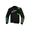 Textilní bunda T-SPS AIR V2, ALPINESTARS (černá/zelená fluo, vel. M)