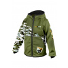 Wamu Softshellová bunda detská Maskáč khaki Veľ. 92-98