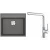 Set Franke G297ŠK (drez MRG 610-52 RTL Sivý kameň + batéria FC 6985.501 SMART GLENDA Celonerez) 114.0759.120