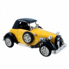 Sledovať starožitný auto retro žlté kovové repliky (Sledovať starožitný auto retro žlté kovové repliky)