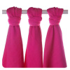 KIKKO Bambusové plienky Colours 70x70 (3 ks) - magenta