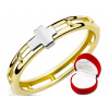 Zlatý ruženec, snubný prsteň Openwork 585 R32-36 (Zlatý ruženec, snubný prsteň Openwork 585 R32-36)