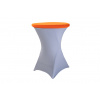 TENTino Elastická čiapka STANDARD na dosku bistro stola 80 cm VIAC FARIEB Farba obrusu: ORANŽOVÁ / ORANGE