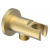 Sapho Pevný držiak sprchy, oválný, s vyústením, zlatá matná SPH 1205-09GB