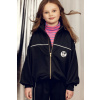Detská bunda Mini Rodini Ritzratz 26220110 čierna 92-98