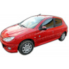 HEKO | Deflektory / ofuky okien pre Peugeot 206 5D 1998-2005 4ks predne+zadne