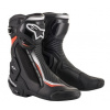 Topánky SMX Plus V2, ALPINESTARS (čierna / biela / červená fluo, veľ. 44)