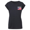 Ladies NASA - Stars and Stripes T-Shirt - navy L