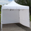 Nožnicový párty stan 3x3m ALU Premium + 4 plné bočné steny - Biely