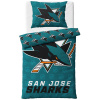 TipTrade s.r.o. Hokejové obliečky NHL San Jose Sharks Shields Varianta: Veľkosť: 140x200 + 70x90 cm