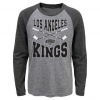Outerstuff Dětské tričko Los Angeles Kings NHL Cross Stick Ls Triblend Raglan Veľkosť: Detské L (11 - 12 rokov)