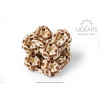 Ugears 3D drevené mechanické puzzle Kocka Flexi