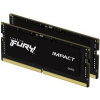 Kingston FURY Impact/SO-DIMM DDR5/32GB/6400MHz/CL38/2x16GB/Black KF564S38IBK2-32