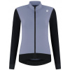 ROGELLI DISTANCE II dámsky výkonnostný cyklistický dres dlhý rukáv, čierna-fialová Veľkosť: XS