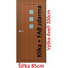 Soft Vchodové plastové dvere Ella 85x200 cm - Akce!
