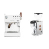 Ascaso Steel DUO PID PLUS, White&Wood + Rocket Espresso FAUSTINO 3.1, copper