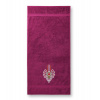 Uterák/osuška s výšivkou vzor Matúš - možnosť doplniť vlastný nápis Farba: 43-fuchsia, Dodatočný nápis: vlastný nápis - doplniť do poznámky, Rozmer: Osuška 140x70cm