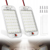 AUTO STROPNÁ LED LAMPA INTERIÉR AUTOBUS 12V 48LED 800LM 2X