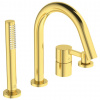 Ideal Standard Joy Batéria na okraj vane, 4-otvorová inštalácia, Brushed Gold BC789A2