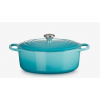 Le Creuset Signature - Pekáč oválny s pokrievkou, objem 6,3 l, caraibes 21178311702430