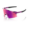Okuliare 100% AEROCRAFT - Gloss Purple Chrome - Purple Multilayer Mirror Lens