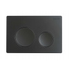 kielle Gemini New I Ovládacie tlačidlo splachovania, matná čierna 70231040