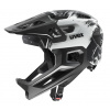 Prilba Uvex React Jr Fullface Black/White Matt 52-56 cm