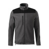 Fleecová unisex mikina RIMECK® Effect 530 oceľovo sivá veľ. M