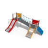 Playground System Detské ihrisko z nerezu so šmykľavkami 11542