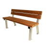 PROFIBA s.r.o. Parková lavička s operadlom 1500 mm, laty z fínskej borovice