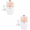 Soľná lampa - 2x slaná kryštálová nočná lampa voňavá lampa (2x slaná kryštálová nočná lampa voňavá lampa)