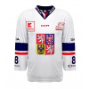 Hokejové reprezentácie hokejový dres 2023/2024 CCM PRO Authentic David Pastrňák #88 white