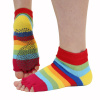 JOGA NO FINGER trainer bezprstové ponožky ToeToe Rainbow M 1 pár