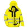 PORTWEST HI-VIS DX466 / Reflexná bunda 4v1 - HV žltá/čierna 4XL