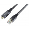 PremiumCord Ethernetový kabel USB-C na LAN RJ45 10/100/1000, 2m ku31net2