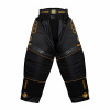 Zone floorball Goalie pants PRO3 SUPERWIDE black/gold L, čierna / zlatá