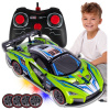 DIAĽKOVO OVLÁDANÉ ŠPORTOVÉ AUTO R/C diaľkové ovládanie svietiaca spodná časť HRAČKA
