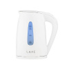 LaFe Essential, 2200 W, 1,7 L, Vodný filter, 360°, Plast, Biela, Rýchlovarná kanvica
