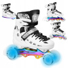 Kolieskové Korčule 4v1 Kolieskové Korčule Rekreačné Korčule Na Ľad Nastaviteľné Kolieskové korčule LED 31-34 NILS