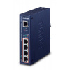 PLANET IPOE-E174 zosilňovač sieťového signálu Sieťový vysielač Modrá 10, 1000, 100 Mbit/s (IPOE-E174)